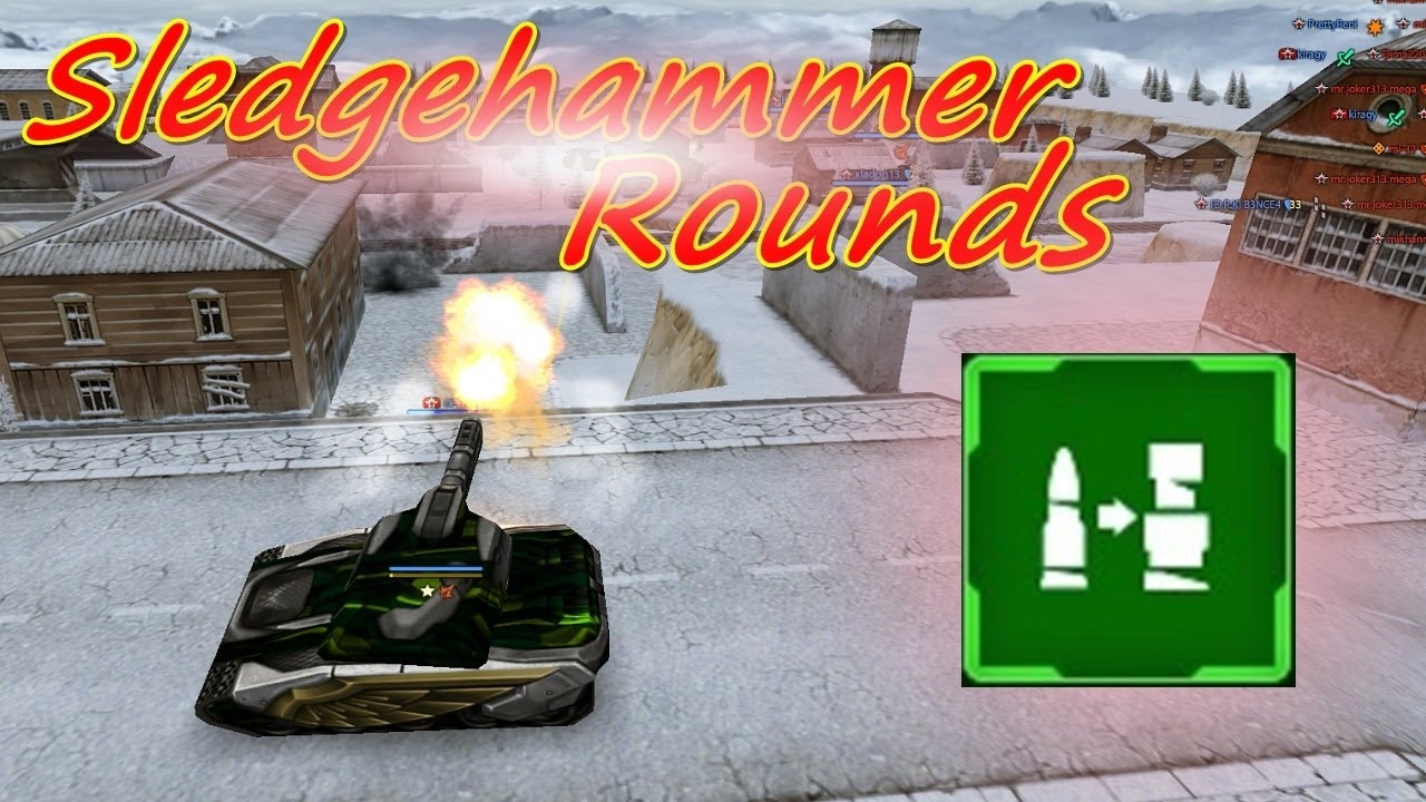 Tanki Online Thunder Sledgehammer Rounds Alteration Montage YouTube