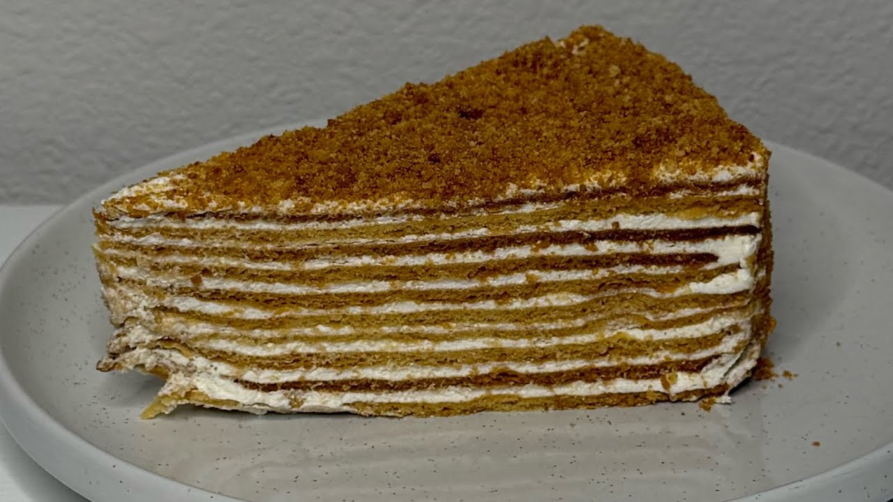 ASMR |  Layered Honey Cake - 1000 Subscriber Special + Q&A (Eating & Mouth Sounds)