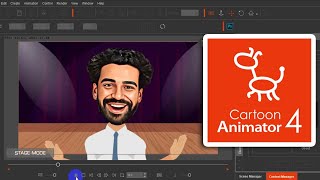 عمل شخصية كرتونية  ل محمد صلاح في دقايق Cartoon Animator v4.41 Pipeline Trial