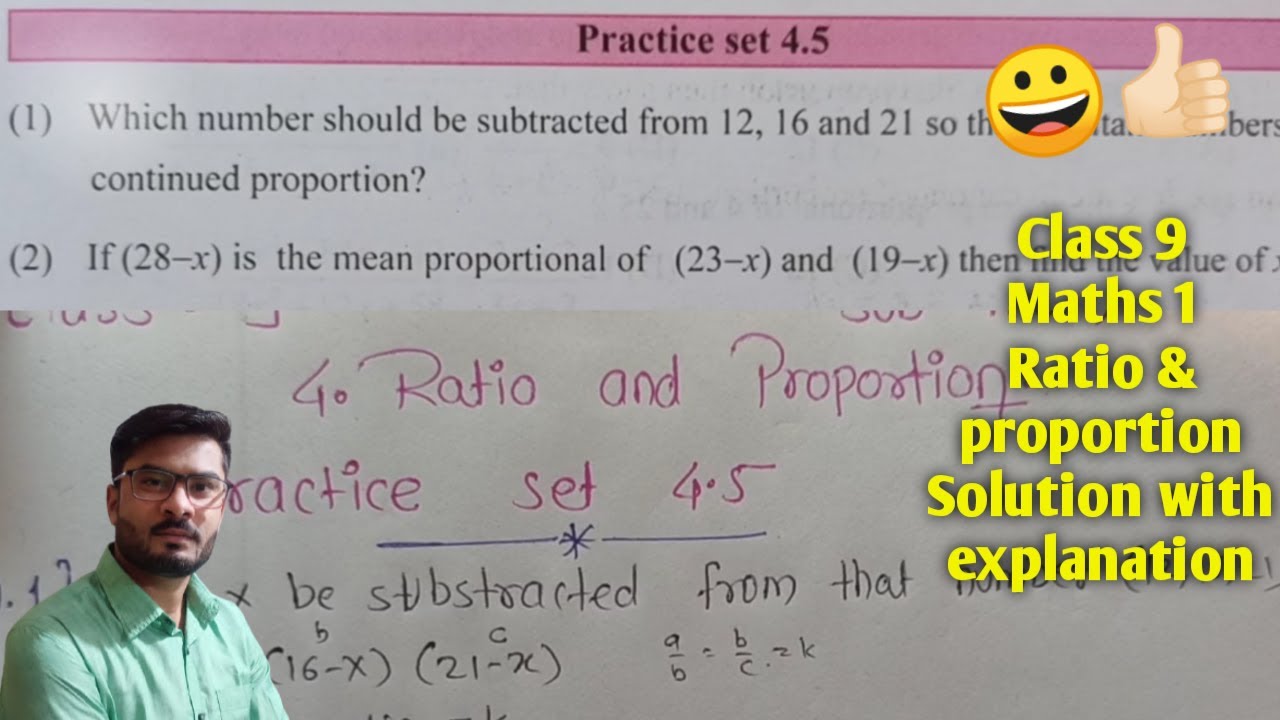 class-9-practice-set-4-5-algebra-chapter-4-ratio-and-proportion-youtube
