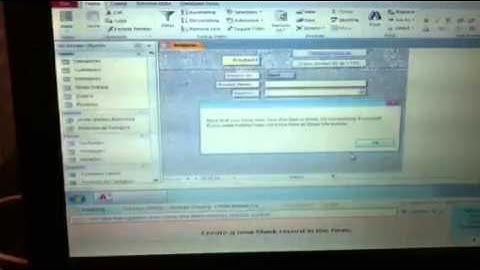 Access new blank record button
