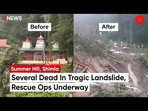 Shimla Landslide: Tragedy Strikes Summer Hill, Claims Lives, Rescue Operation Underway