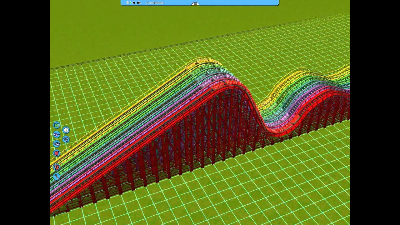Rainbow Roller Coaster RCT3 - YouTube