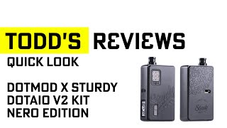 DOTAIO V2 NERO LIMITED EDITION BY STURDY X DOTMOD