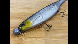 Rigging large soft plastic lures - Westin shadteez 27cm
