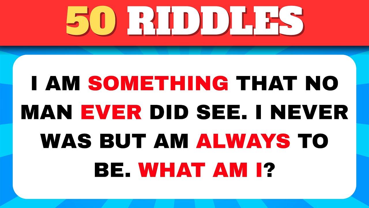 Only a Genius Can Solve These 50 Riddles 🧩🔥 | Brain Teaser Challenge ...