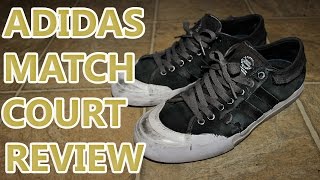 ADIDAS MATCH COURT SHOE REVIEW WITH SKATING!