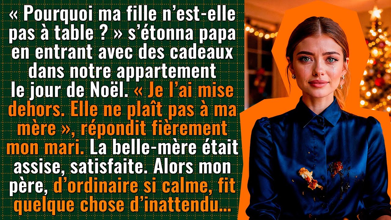 « Je l’ai mise dehors. Elle ne plaît pas à ma mère », déclara mon mari avec fierté à mon père…