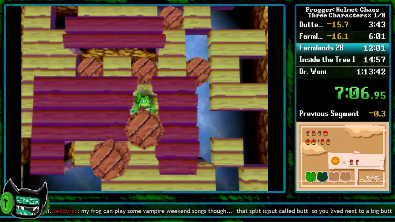 [WR] Frogger: Helmet Chaos (Quest One Any%) in 