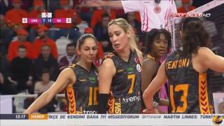 Galatasaray vs Çanakkale | 17 December 2016 | Turkish Women's Volleyball League 2016/2017