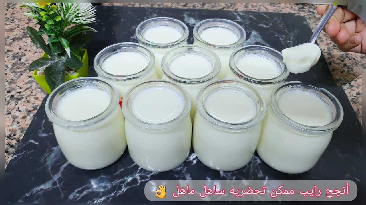 الرايب ناجح %100 رايب المحلبات بدون حليب مجفف أو ماء ساخن أو طنجرة ضغط مع سر باش يجيك عاقد ومتماسك 👌