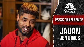 49Ers Receiver Jauan Jennings Describes Happiness Playing Playoff Football Nbc Sports Bay Area