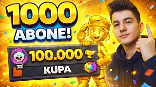 1000 Abone Olduk Büyük Hedef 100.000 Kupa