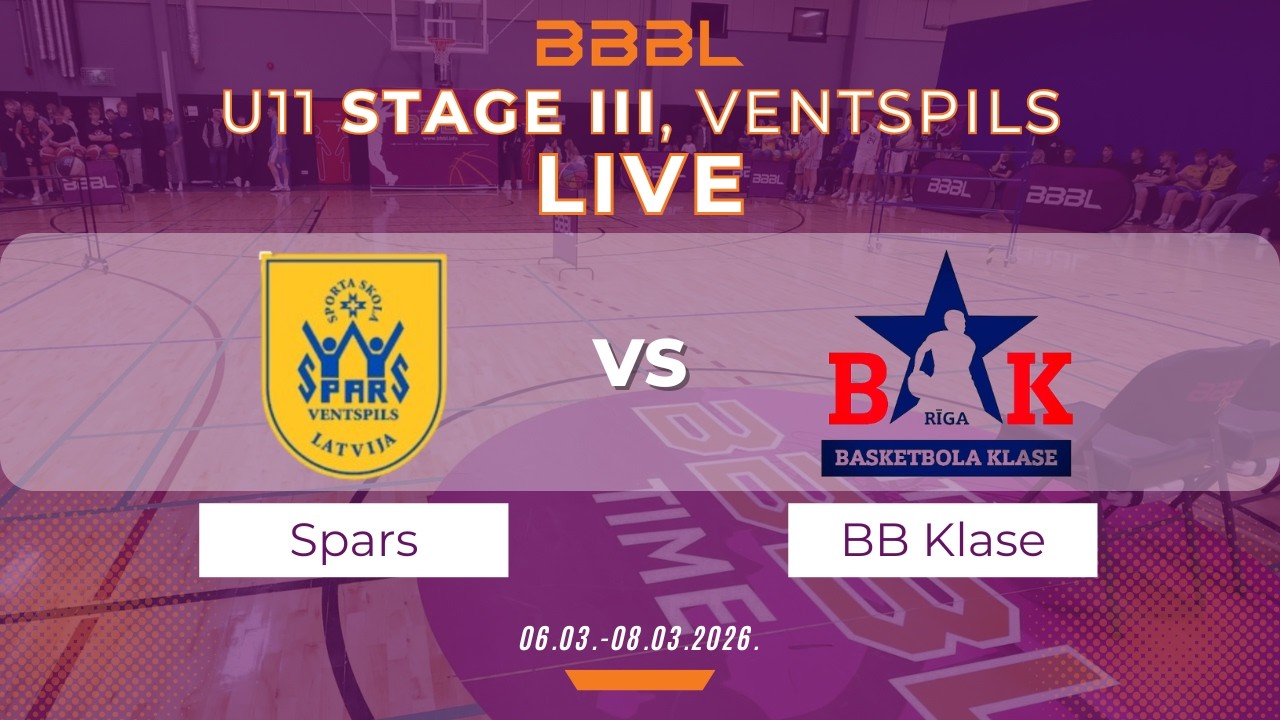 Ventspils 2015 vs Basketbola klase 2015 | BBBL U11 | Stage III