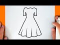 HOW TO DRAW A DRESS