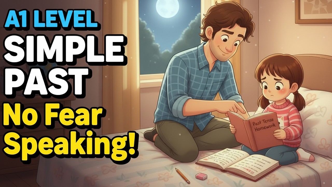 Simple Past Tense Made Easy 💛 Talk About Yesterday Without Fear | Easy Grammar Lesson