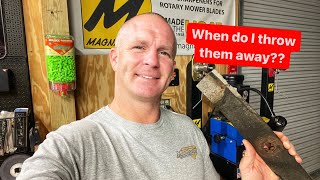 WHEN should you THROW AWAY that MOWER BLADE? by MITHGO Outdoor Services LLC 914 views 8 months ago 10 minutes, 47 seconds