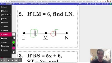 Midpoint and segment bisector