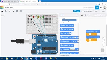 MEMBUAT LAMPU LALU LINTAS ARDUINO SECARA ONLINE (www.tinkercard.com)