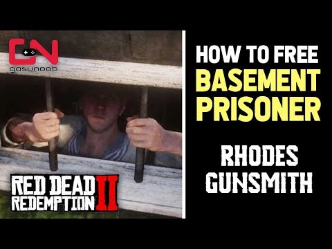 Rdr2 Rhodes Gunsmith How To Free Basement Prisoner Is This