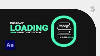 Mobile App loading Page Motion Design Work Flow In After Effects | After Effects Tips Tutorial
