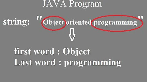 How to Get First and Last word from String using Java