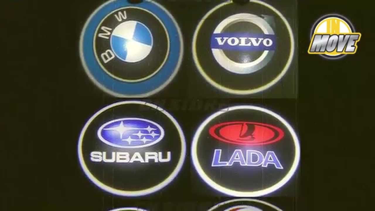 Проекция логотипа авто