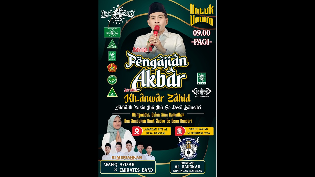 🔴LIVE KH. ANWAR ZAHID | MENYAMBUT BULAN SUCI RAMADHAN | BANARAN BANSARI TEMANGGUNG