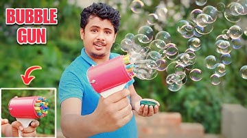 How To Make a Bubble Maker Gun At Home || Bubble Maker Gun Made With PVC Pipe