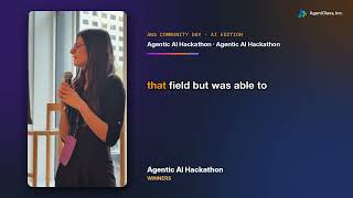 My first time winning first place: CoverageAgent wins the Agentic AI Hackathon