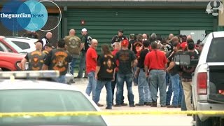 Texas biker gangs' gunfight leaves nine dead, say police – video screenshot 2