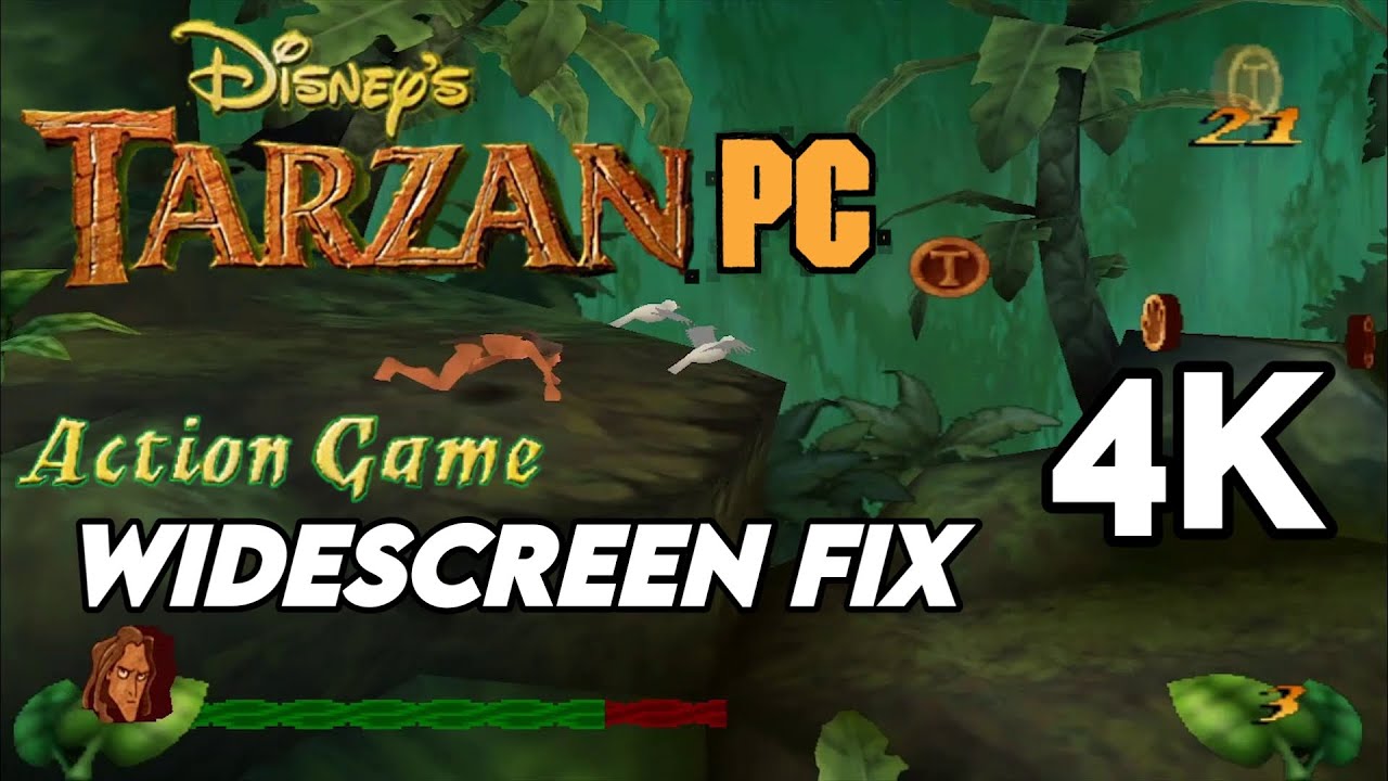 Disney's Tarzan Widescreen Fix @UnseenTechVideos - YouTube