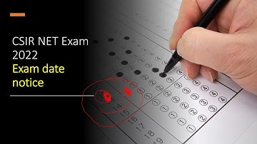 CSIR NET JRF 2022 Exam dates