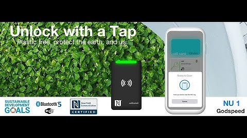 NU1 smart NFC/BLE access control card reader and cellbedell system