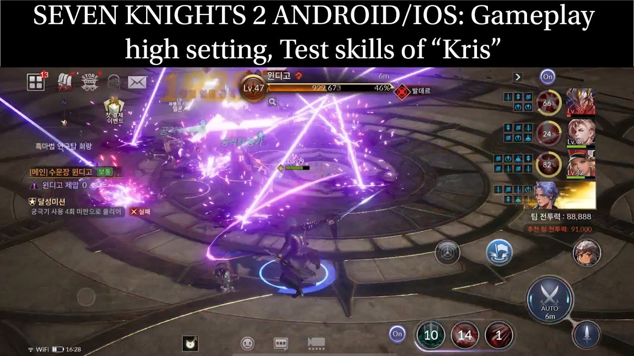 คริส seven knight  2022 Update  SEVEN KNIGHTS 2 ANDROID/IOS: Gameplay high setting, Test skills of “Kris”