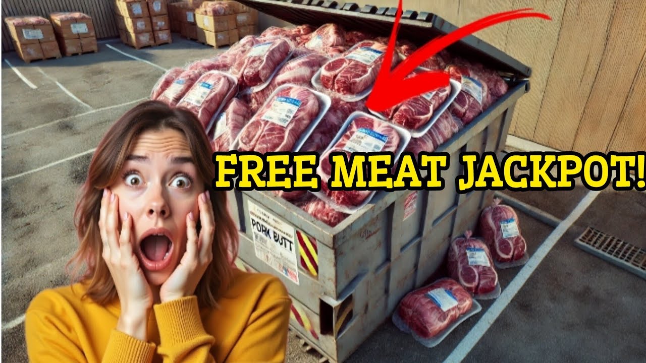 Rescuing Perfectly Good Meat from the Trash! (Dumpster Diving Haul)