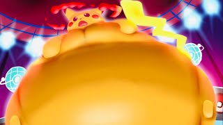 Povpikachu Drinks A Growing Potion,And Becomes Huge
