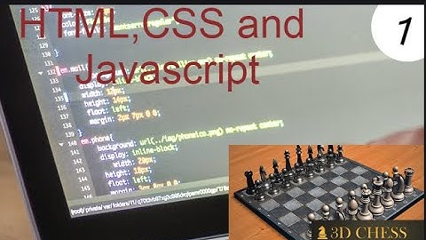 How To Make a Chess Game with HTML,CSS and JavaScript