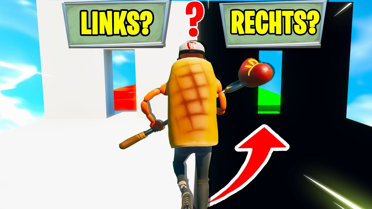 Wähle dein Weg Deathrun in Fortnite!