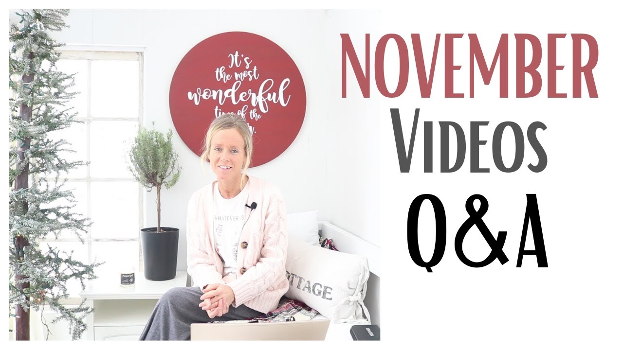November Q & A ~ Am I a Minimalist? ~ How is my Booth doing?