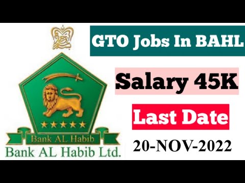 Bank Al habib job.How to Apply In Bank Al Habib for GTO Post / Easiest Way to Apply In BAHL for GTO.