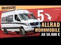 5 Off Road Wohnmobile ab 50.000 €! 💶 So bezahlbar ist das 4x4-VanLife