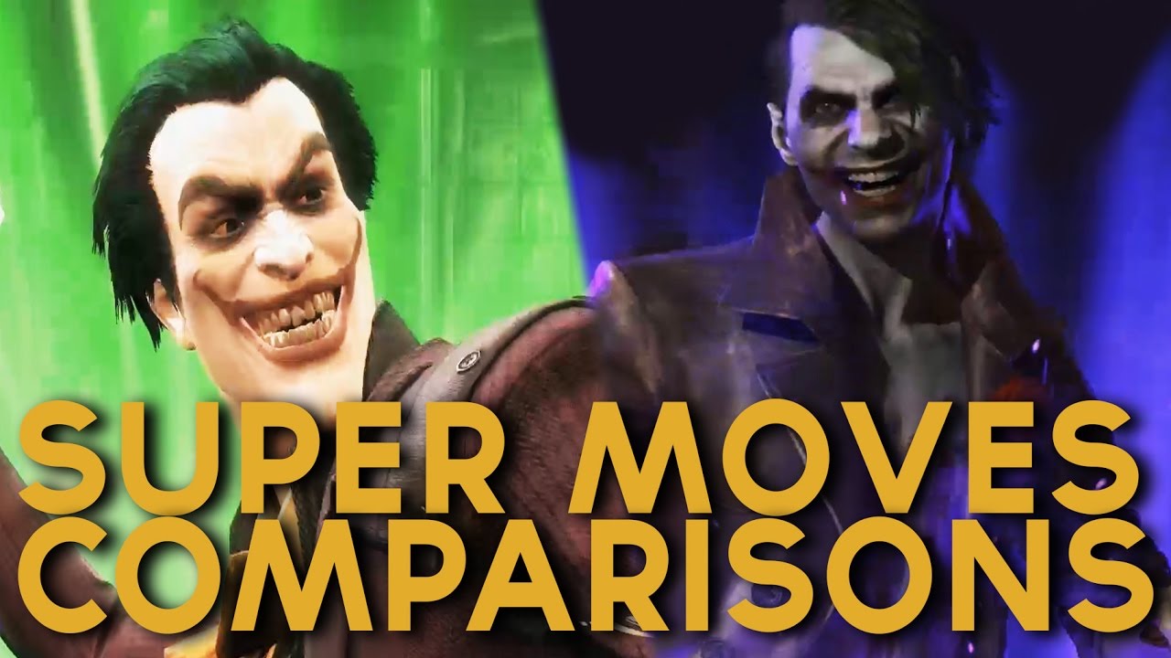 ALL Injustice Gods Among Us & Injustice 2 Super Moves (All Super Moves Comparison)