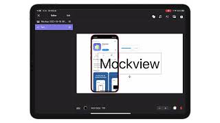 Mockview for iOS Canvas Editor