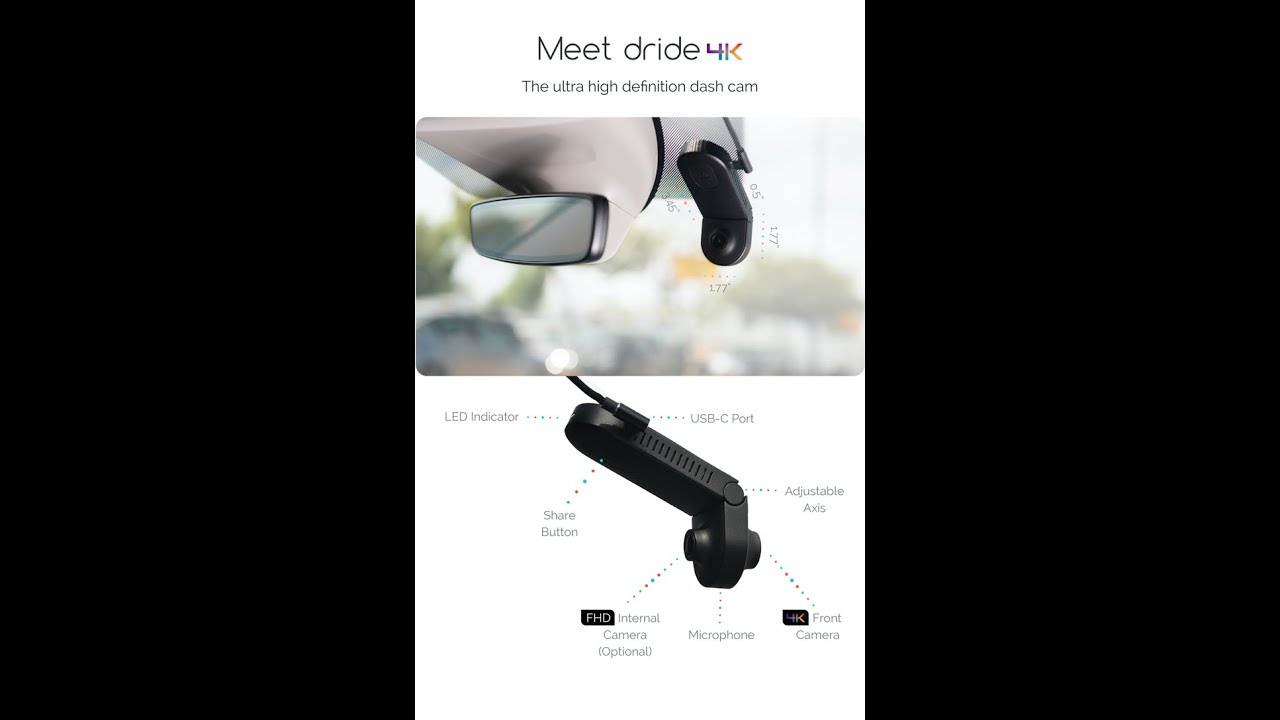 Dride 4K | Next gen connected dashcam - YouTube