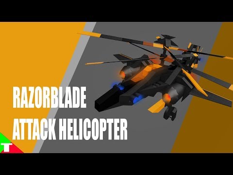 Roblox Plane Crazy Alpha Tutorial Razorblade Attack Helicopter By Tank Fish - tank fish roblox