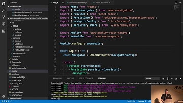 Adrian Hall: AWS Amplify (Javascript) & AppSync (GraphQL)
