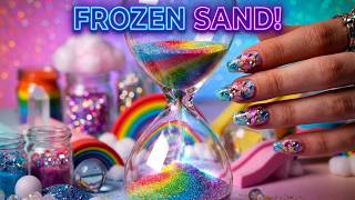 (ASMR)Time Sand Clock World ASMR | Magical Hourglass Transform, Crystal Sand#asmr #satisfying#slime  screenshot 1