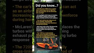 McLaren 720S: carbon fiber monocoque, active aero and hidden cooling tricks