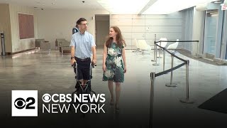 Long Island father walks again after catastrophic spinal cord injury